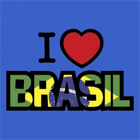 Maglietta I Love Brasil