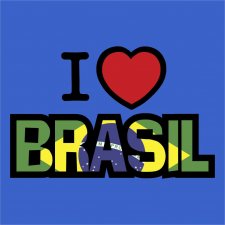 Maglietta I Love Brasil