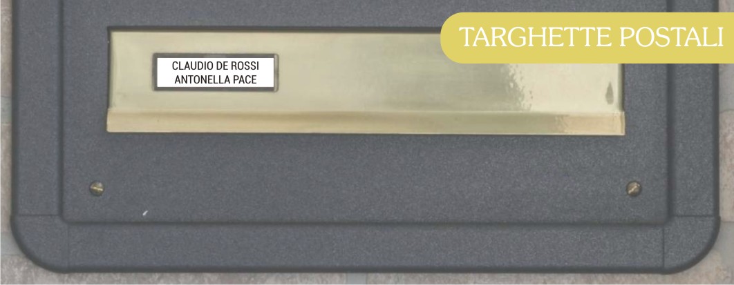 copy of Targhette adesive per citofono o posta personalizzabili